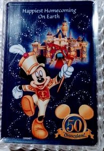 50 yr anniversary Disneyland playing cards.